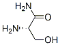 (S)-2-amino-3-hydroxypropionamide molecular structure