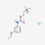 2-{[(3-ethoxyphenyl)carbamoyl]oxy}-N,N-dimethylethanaminium chloride