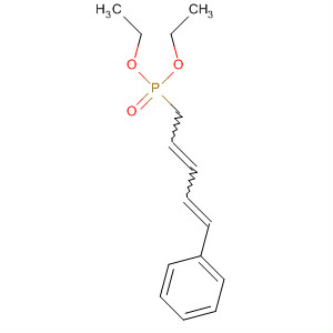 Phosphonic acid, (5-phenyl-2,4-pentadienyl)-, diethyl ester molecular structure