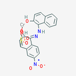 Chromium, [3-hydroxy-4-[(2-hydroxy-1-naphthalenyl)azo]-7-nitro-1-naphthalenesulfona