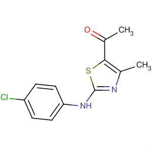 Ethanone, 1-[2-[(4-chlorophenyl)amino]-4-methyl-5-thiazolyl]-