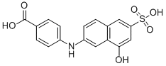 4-(8-Hydroxy-6-sulfonaphthalen-2-ylamino)benzoic acid molecular structure