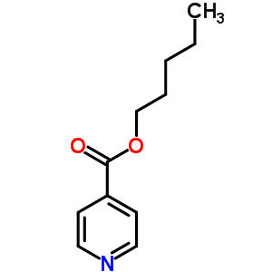 pentyl pyridine-4-carboxylate molecular structure