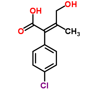 (2Z)-2-(4-chlorophenyl)-4-hydroxy-3-methylbut-2-enoic acid