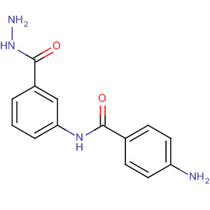 Benzoic acid, 3-[(4-aminobenzoyl)amino]-, hydrazide molecular structure