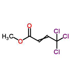2-butenoic acid, 4,4,4-trichloro-, methyl ester molecular structure