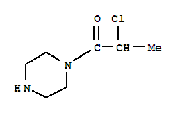 1-Propanone,2-chloro-1-(1-piperazinyl)- molecular structure