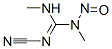 1,3-dimethyl-2-cyano-1-nitrosoguanidine molecular structure