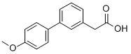 (4-METHOXY-BIPHENYL-3-YL)-ACETIC ACID molecular structure