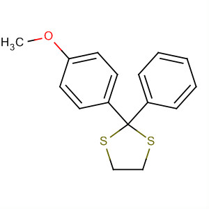 1,3-Dithiolane, 2-(4-methoxyphenyl)-2-phenyl-