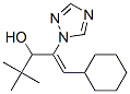 alpha-tert-butyl-beta-(cyclohexylmethylene)-1H-1,2,4-triazol-1-ethanol molecular structure
