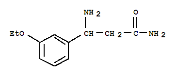 Benzenepropanamide, b-amino-3-ethoxy- molecular structure