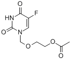 1-[(2-ACETOXYETHOXY)METHYL]-5-FLUOROURACIL molecular structure
