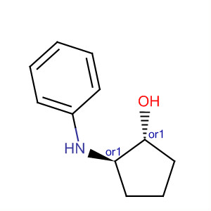 Cyclopentanol, 2-(phenylamino)-, (1R,2R)-rel- molecular structure