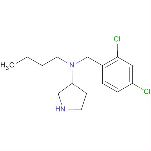 3-Pyrrolidinamine, N-butyl-N-[(2,4-dichlorophenyl)methyl]-, (3S)- molecular structure