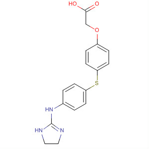 Acetic acid,[4-[[4-[(4,5-dihydro-1H-imidazol-2-yl)amino]phenyl]thio]phenoxy]-