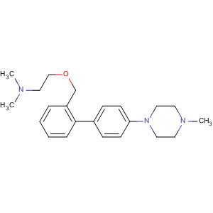 Ethanamine,N,N-dimethyl-2-[[4-(4-methyl-1-piperazinyl)phenyl]phenylmethoxy]- molecular structure