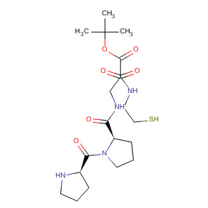 Glycinamide,1-[(1,1-dimethylethoxy)carbonyl]-L-prolyl-L-prolyl-N-(2-mercaptoethyl)- molecular structure
