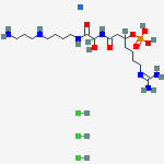 Spergualin-15-phosphate molecular structure