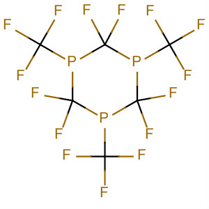 1,3,5-Triphosphorinane,2,2,4,4,6,6-hexafluoro-1,3,5-tris(trifluoromethyl)- molecular structure