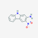 3-Nitro-9H-carbazol-2-amine molecular structure