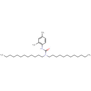 Urea, N'-(2,4-dimethylphenyl)-N,N-didodecyl- molecular structure