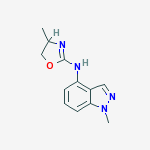 1-methyl-N-(4-methyl-4,5-dihydro-1,3-oxazol-2-yl)-1H-indazol-4-amine