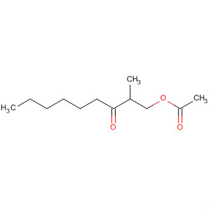 3-Nonanone, 1-(acetyloxy)-2-methyl- molecular structure