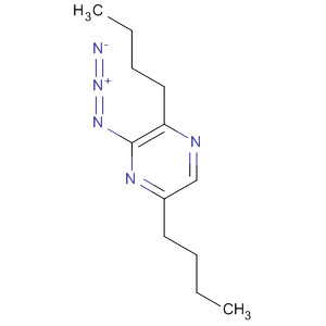 Pyrazine, 3-azido-2,5-dibutyl- molecular structure