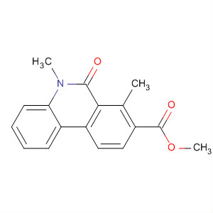 8-Phenanthridinecarboxylic acid, 5,6-dihydro-5,7-dimethyl-6-oxo-,methyl ester