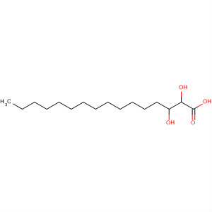 Hexadecanoic acid, 2,3-dihydroxy- molecular structure