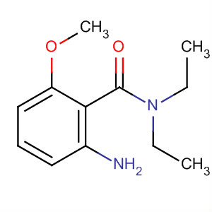 Benzamide, 2-amino-N,N-diethyl-6-methoxy- molecular structure