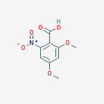 2,4-dimethoxy-6-nitroBenzoic acid molecular structure