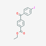 4-ETHOXYCARBONYL-4-IODOBENZOPHENONE molecular structure