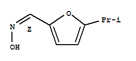 2-FURANCARBOXALDEHYDE,5-(ISOPROPYL)-,OXIME,(Z)- molecular structure