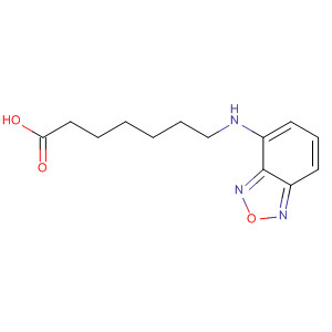 Heptanoic acid, 7-(2,1,3-benzoxadiazol-4-ylamino)- molecular structure