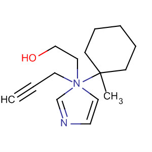 1H-Imidazole-1-ethanol, a-(1-methylcyclohexyl)-a-2-propynyl- molecular structure