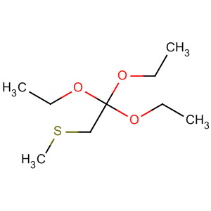 Ethane, 1,1,1-triethoxy-2-(methylthio)- molecular structure