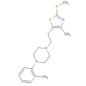 Piperazine,1-[2-[4-methyl-2-(methylthio)-5-thiazolyl]ethyl]-4-(2-methylphenyl)-