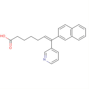 6-Heptenoic acid, 7-(2-naphthalenyl)-7-(3-pyridinyl)-, (Z)-