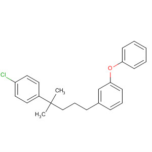 Benzene, 1-[4-(4-chlorophenyl)-4-methylpentyl]-3-phenoxy- molecular structure