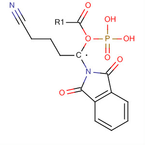 Phosphonic acid, [1-(1,3-dihydro-1,3-dioxo-2H-isoindol-2-yl)ethyl]-,mono(2-cyanoethyl) ester molecular structure