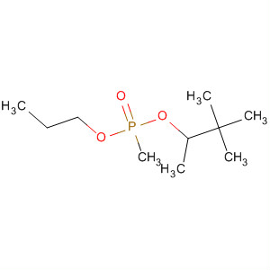 Phosphonic acid, methyl-, propyl 1,2,2-trimethylpropyl ester molecular structure