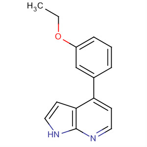 1H-Pyrrolo[2,3-b]pyridine, 4-(3-ethoxyphenyl)- molecular structure