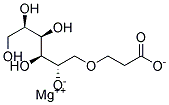 d-Glucitol, carboxyethyl ether, magnesium salts molecular structure