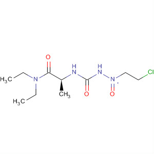 Propanamide,2-[[[(2-chloroethyl)nitrosoamino]carbonyl]amino]-N,N-diethyl-, (S)-
