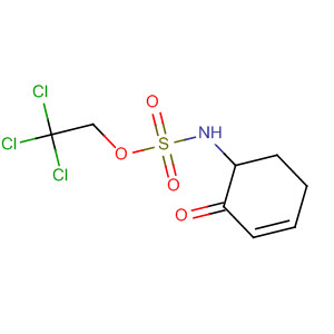 Sulfamic acid, N-(2-oxo-3-cyclohexen-1-yl)-, 2,2,2-trichloroethyl ester molecular structure