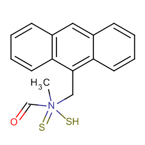 Carbamodithioic acid, N-(9-anthracenylmethyl)-N-methyl- molecular structure