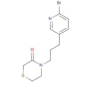 3-Thiomorpholinone, 4-[3-(6-bromo-3-pyridinyl)propyl]-