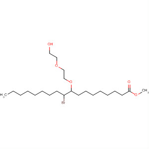 Octadecanoic acid, 10-bromo-9-[2-(2-hydroxyethoxy)ethoxy]-, methylester